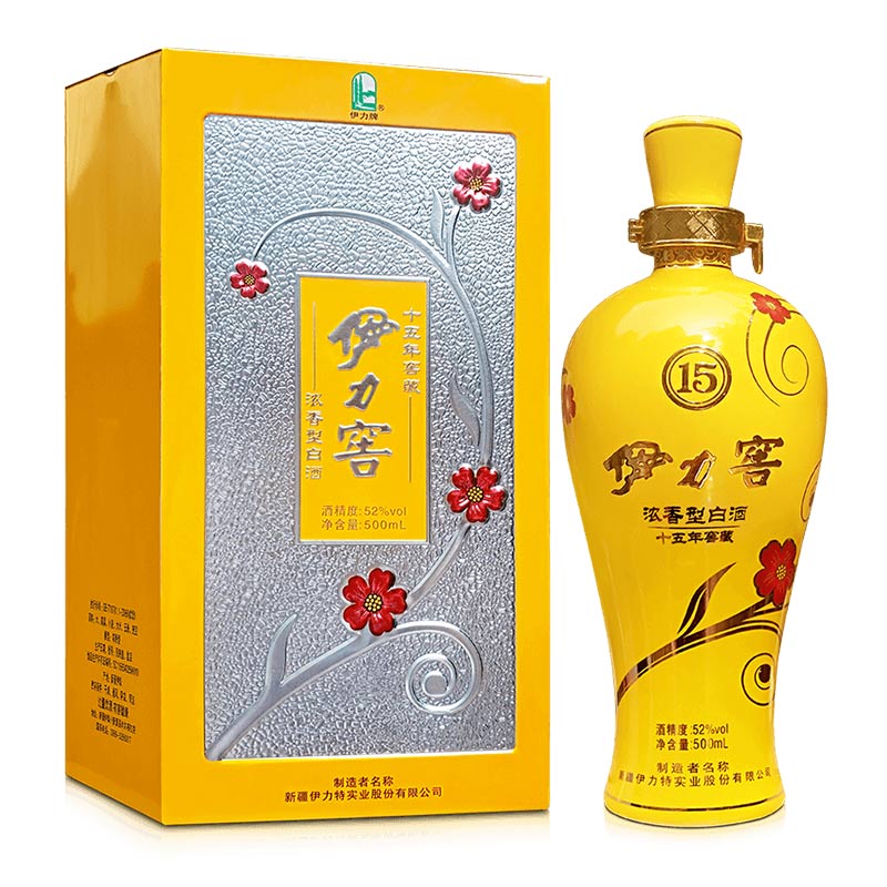 酒厂直营52度伊力窖升级款500ml单瓶伊力特老窖新疆白酒参数