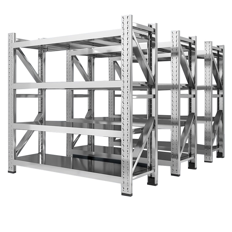 烁恒 304不锈钢收纳架 200*40*200cm 组高清大图