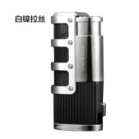 jobon中邦三火直冲打火机 防风创意雪茄专用气体金属火机ZB-938