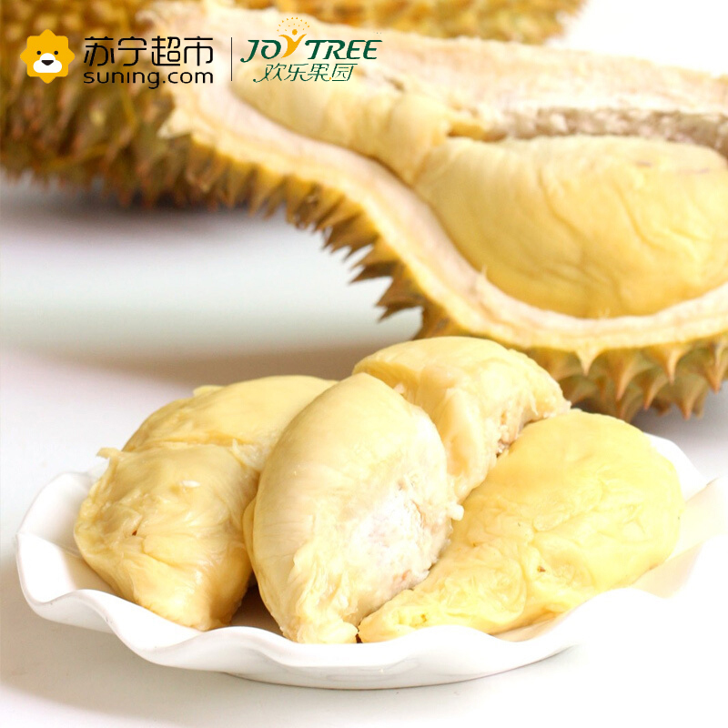 [苏宁生鲜]欢乐果园 泰国进口金枕头榴莲 约3.5kg/个 新鲜水果