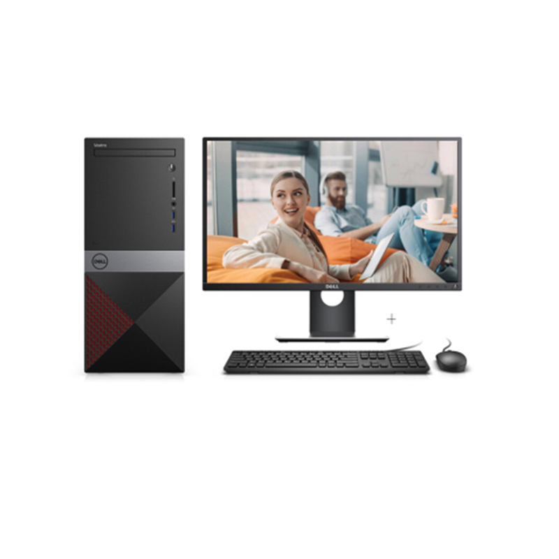 戴尔(DELL) 成就Vostro 3470 21.5寸商用台式电脑(I3-8100 8G 1T+256G 集显)
