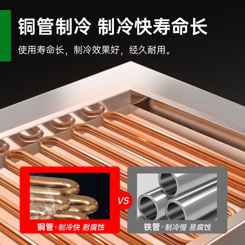意黛斯凉菜展示柜熟食柜直冷风冷冰柜冷藏柜卤菜鸭脖柜保鲜柜商用点菜串串柜熟肉鸡爪鸭货串串柜YDS-LCG10-ZJ 直角款高清大图
