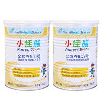 [21年5-6月左右产]雀巢(Nestle)小佳膳幼儿儿童全营养配方粉400g*2罐装 (香草味)