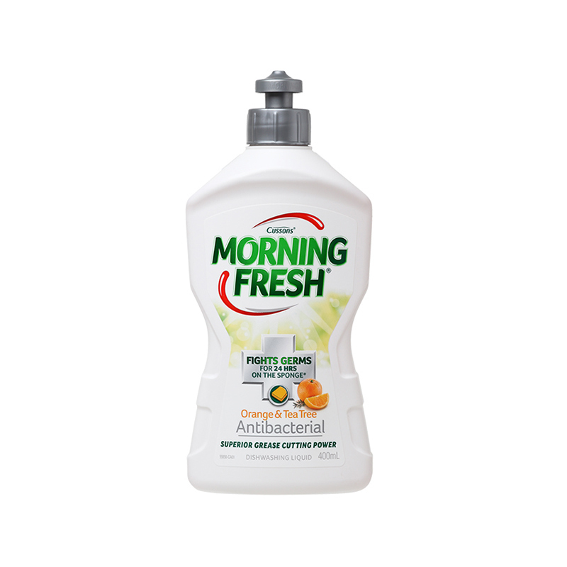 [澳洲特产]Morning fresh 澳洲进口 超浓缩护手洗洁精清洁剂 果蔬餐具去油污400ml 香橙味
