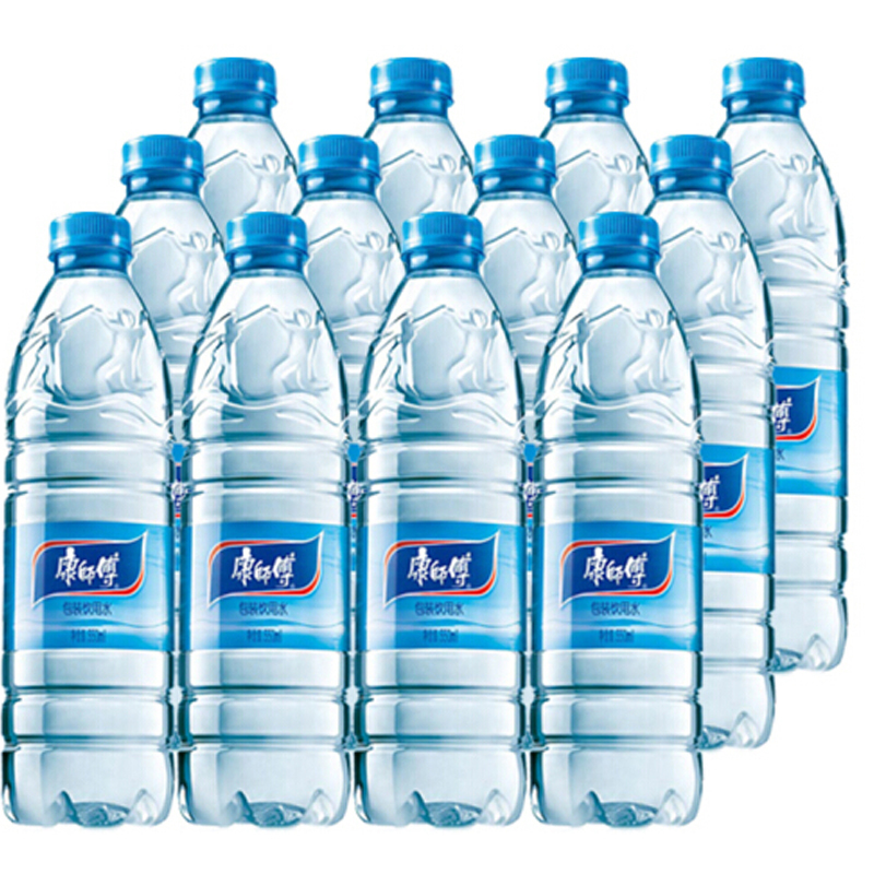 康师傅矿泉水包装饮用水550ml12瓶整箱