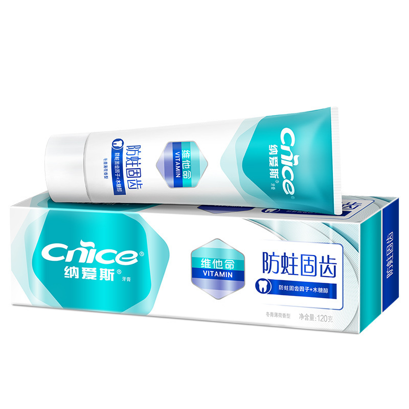 纳爱斯防蛀固齿牙膏120g