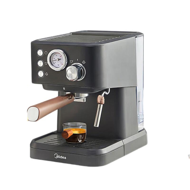 美的(Midea)咖啡机 复古半自动 高压恒温 精粹蒸汽奶泡系统 OSE01/台(LX)