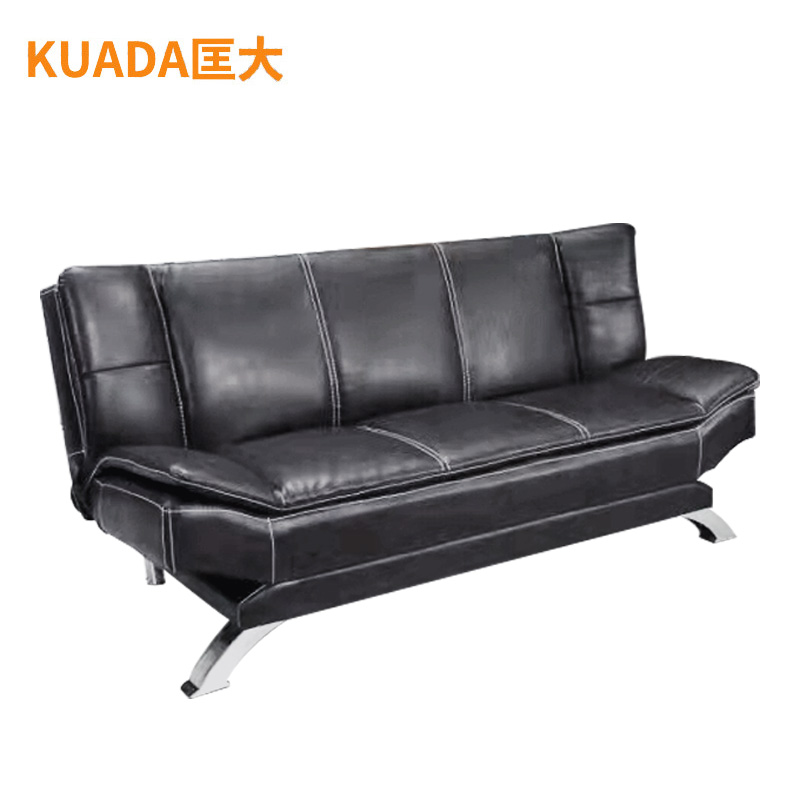 匡大 办公沙发 皮艺沙发 办公室休息沙发 折叠午睡沙发床 牛皮 三人位 KDT798高清大图