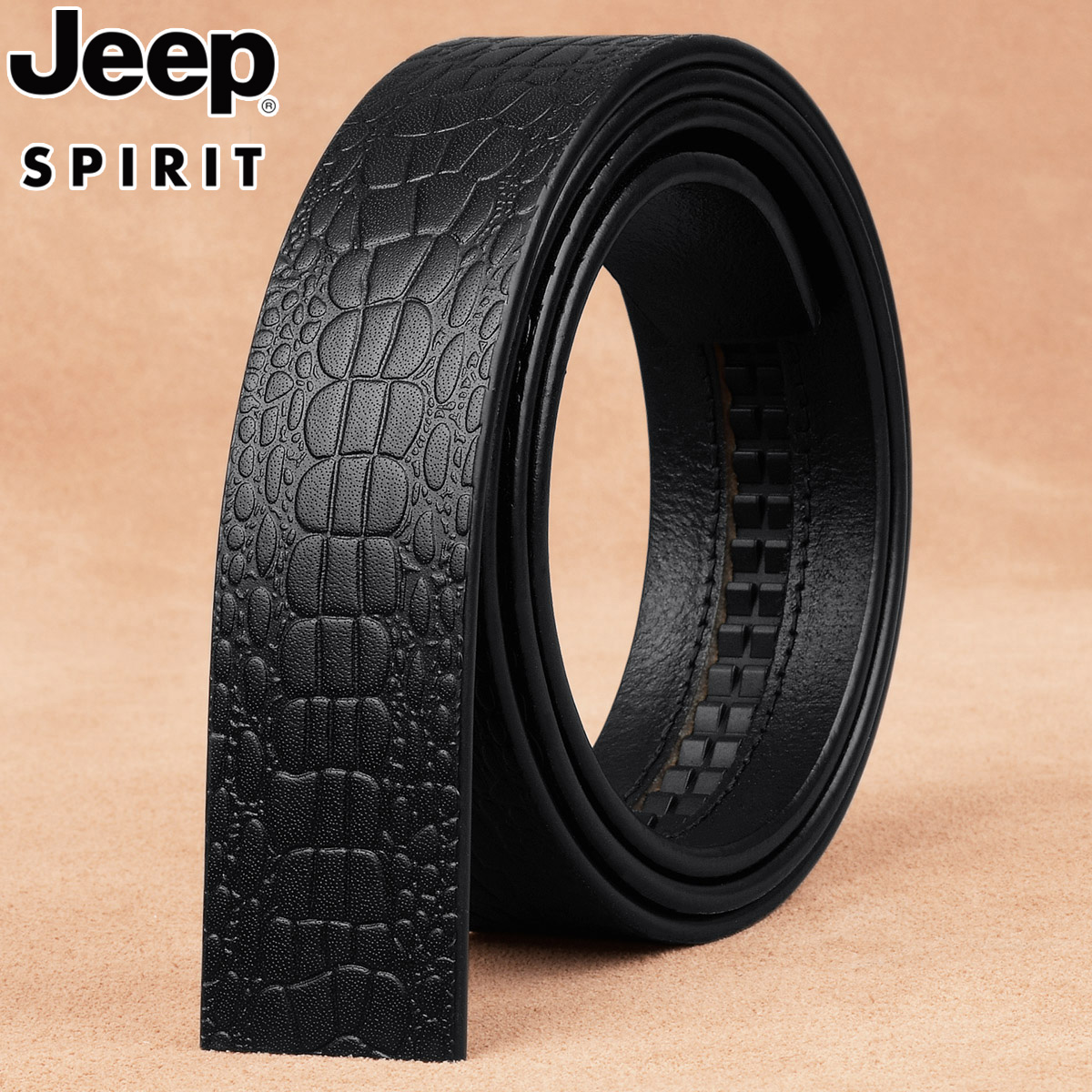 皮带男真皮不带头自动扣头层纯牛皮男士无头裤腰带条男式不要扣头高清大图