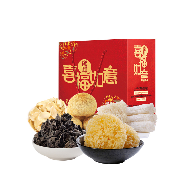 盛耳菌菇干货礼盒装580g