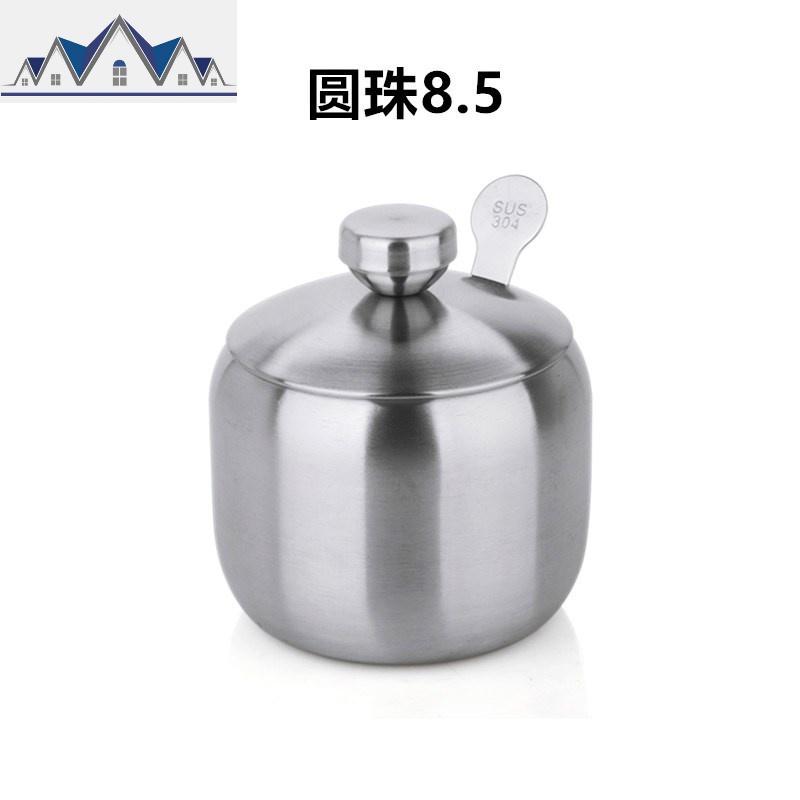 油罐碗猪大料调料圆形厨房盒收纳盐罐辣椒油带不锈钢家用盅盖盒味 三维工匠收纳盒高清大图