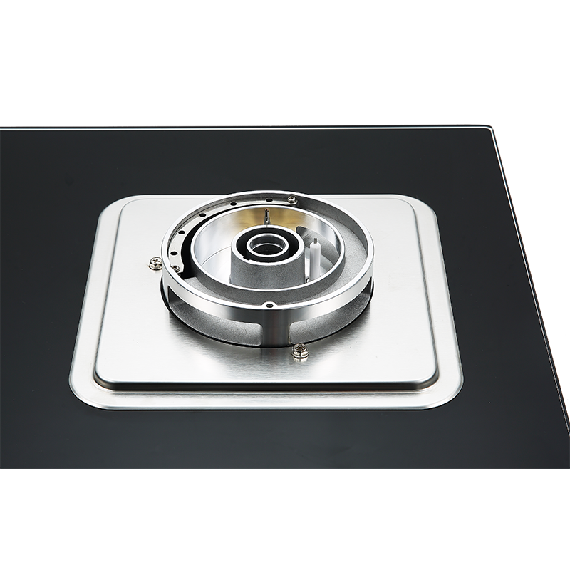 美菱燃气灶 jzt-mz-qb620 5.0kw大火力燃气灶 双眼家用钢化玻璃灶具