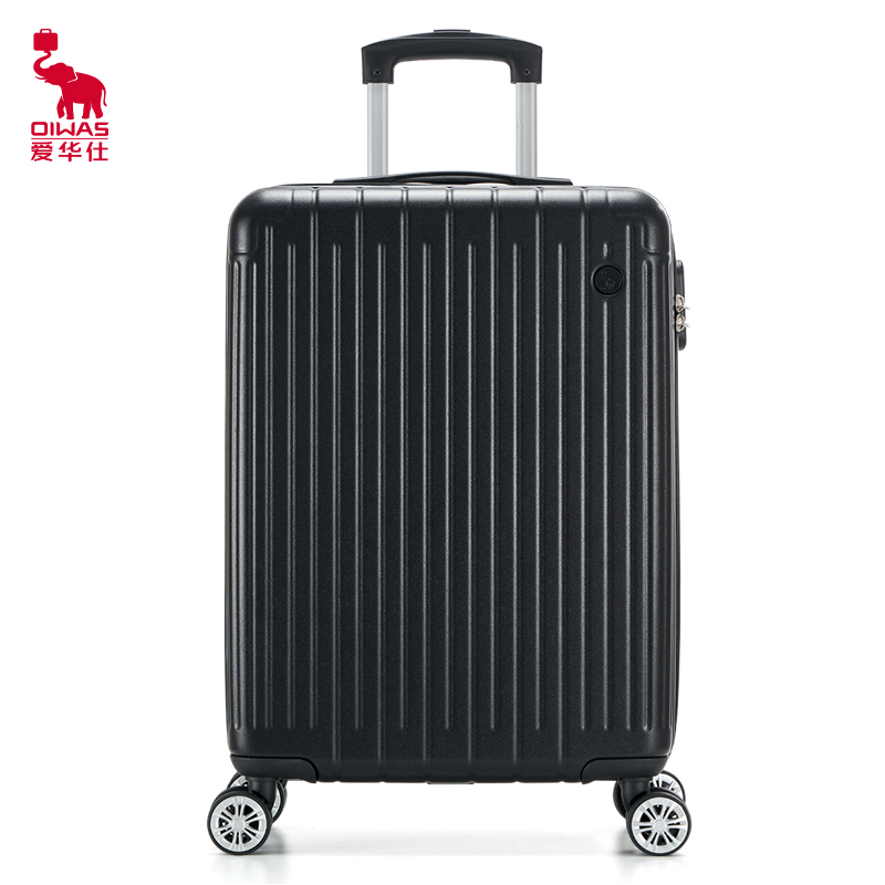 爱华仕(OIWAS)时尚商务万向飞机轮拉杆箱OCX6669B 黑色