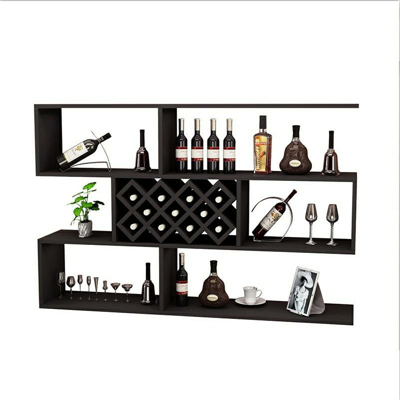 寻木匠定做壁挂红酒格悬挂式酒柜红酒架置物架简约壁柜餐厅酒柜吊柜