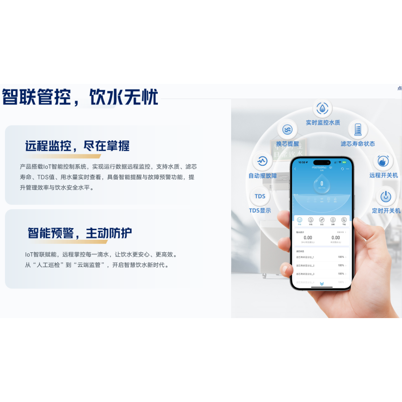 沁园商用校园公共饮水平台QS-ZR3-P3070智能安全大流量