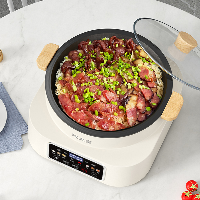 炊大皇(COOKER KING)不粘炒锅50cm大口径多层复合底强力聚热无油烟健康烹饪家用厨具高清大图