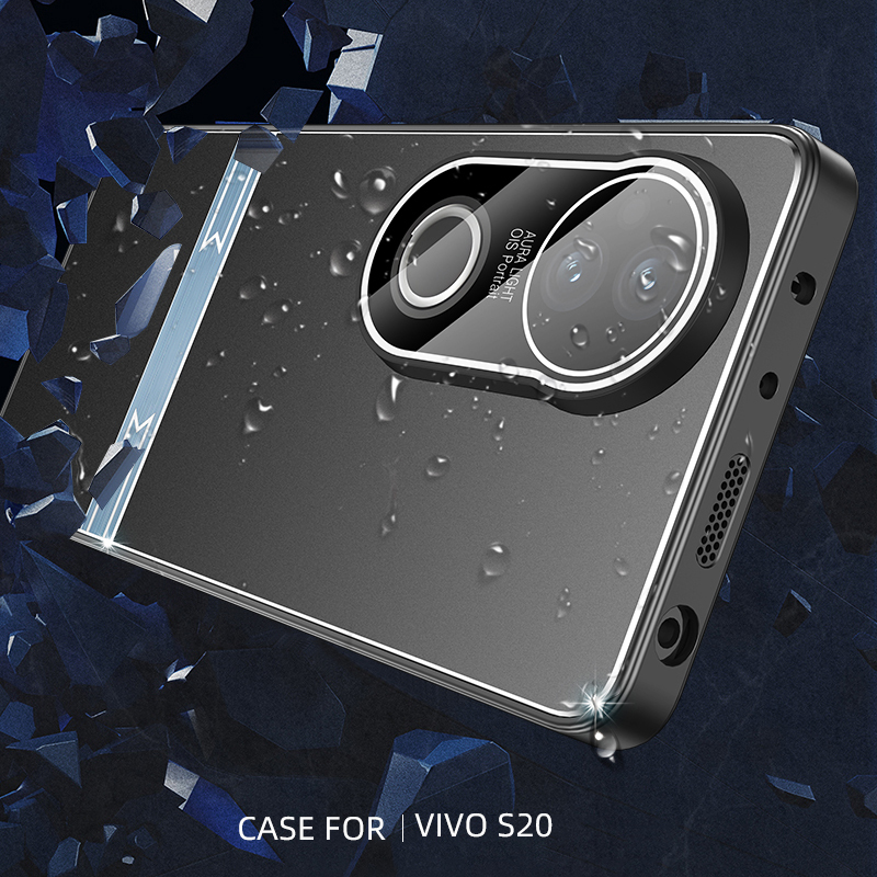 KONEL 适用于vivoS20剑锋手机壳vivoS20pro镜头全包防摔磨砂简约保护套