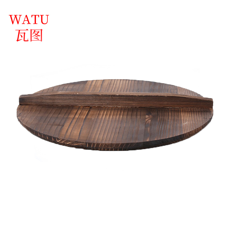 瓦图 杉木锅盖 单把手 39cm 个高清大图