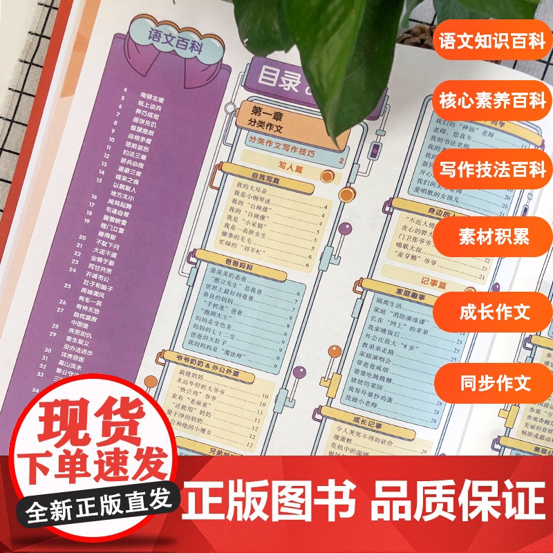 小学生作文大百科文心作文40年作文书大全小学写作技巧同步作文书甄选范文三四五六辅导书3-6年级作文通用起步人教版小升初荣高清大图