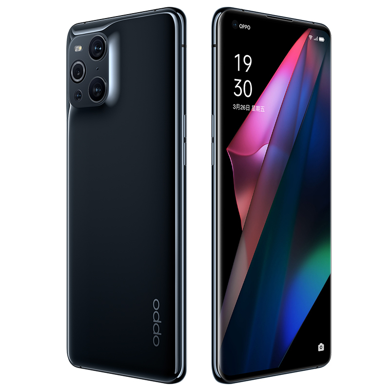 9新 oppo find x3 pro 12 256g 镜黑 国行 双模旗舰5g oppo二手手机