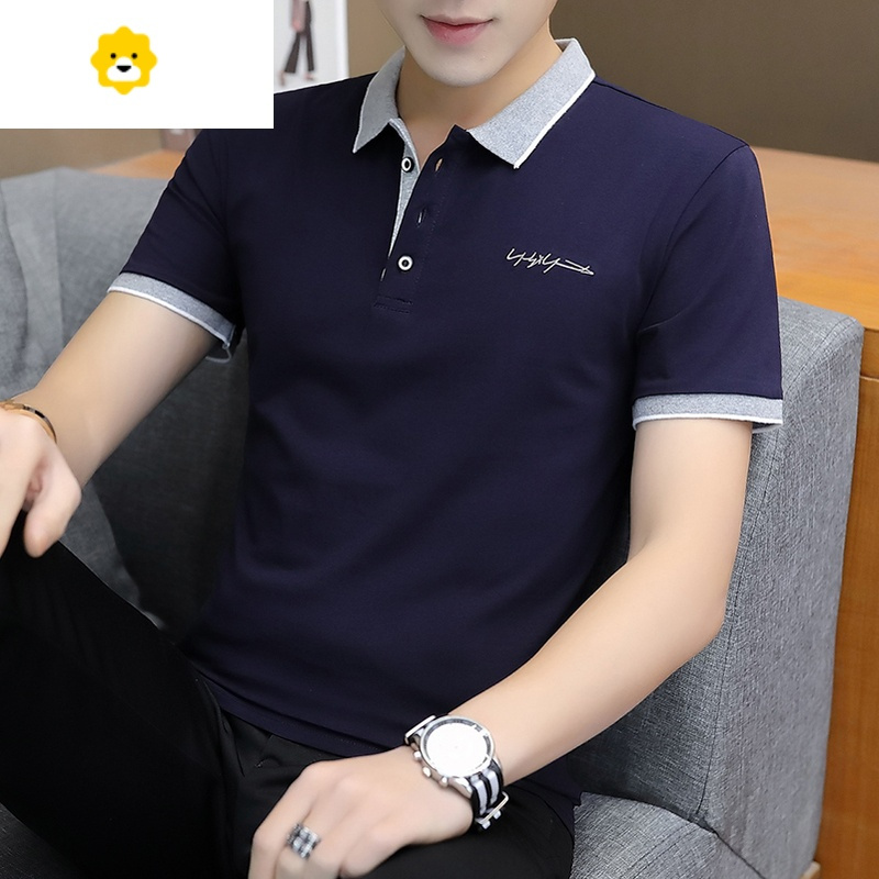 fish basket胖子短袖t恤男加肥加大半袖体恤6胖人大码男装肥佬polo衫