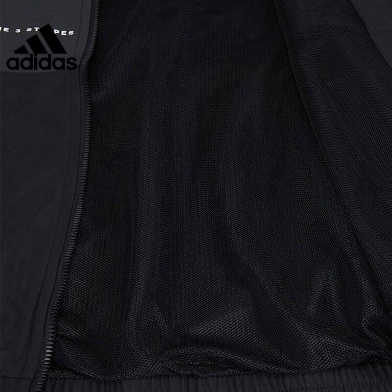 阿迪达斯 (adidas)男女外套 2023春夏新款运动服宽松卫衣时尚舒适弹力透气开衫夹克 IA9425/立领高清大图