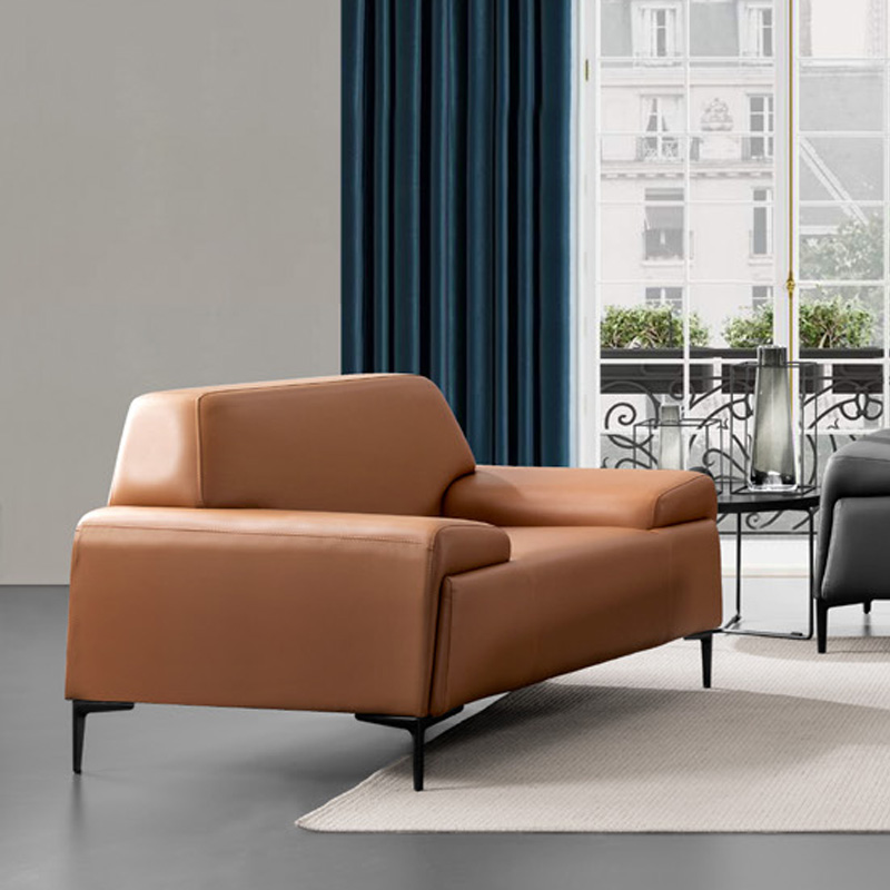 匡大 办公沙发 皮艺沙发 办公室接待沙发 西皮 单人位 KDT671高清大图