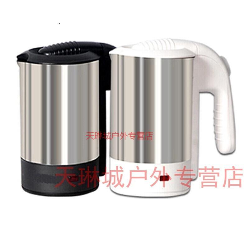 出国旅行电热水壶不锈钢110v220v欧洲烧水壶便携式迷你旅游电水杯