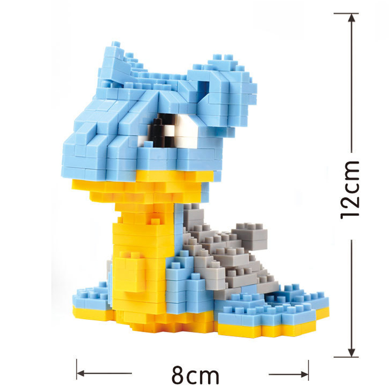 兼容乐高微小颗粒拼装积木玩具钻石成人拼图宠物小精灵皮卡丘向尾喵