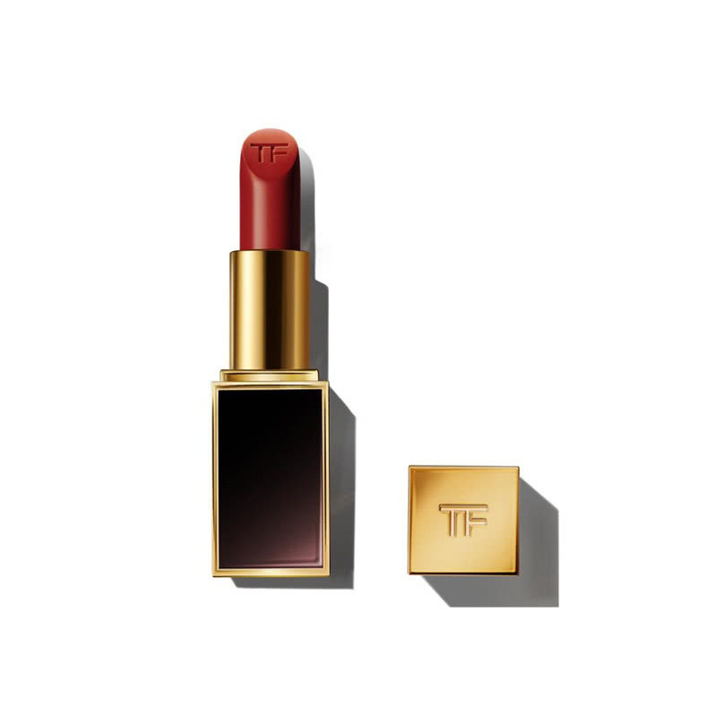 汤姆福特Tom Ford TF黑管口红16#SCARLET ROUGE番茄色 3g黑金唇膏保湿润唇口红