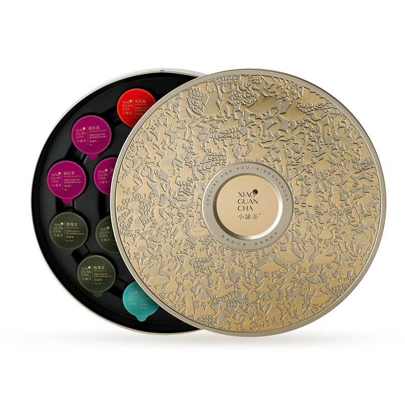 小罐茶彩罐 缤纷5罐拼装大红袍茉莉金骏眉茶 5罐装20