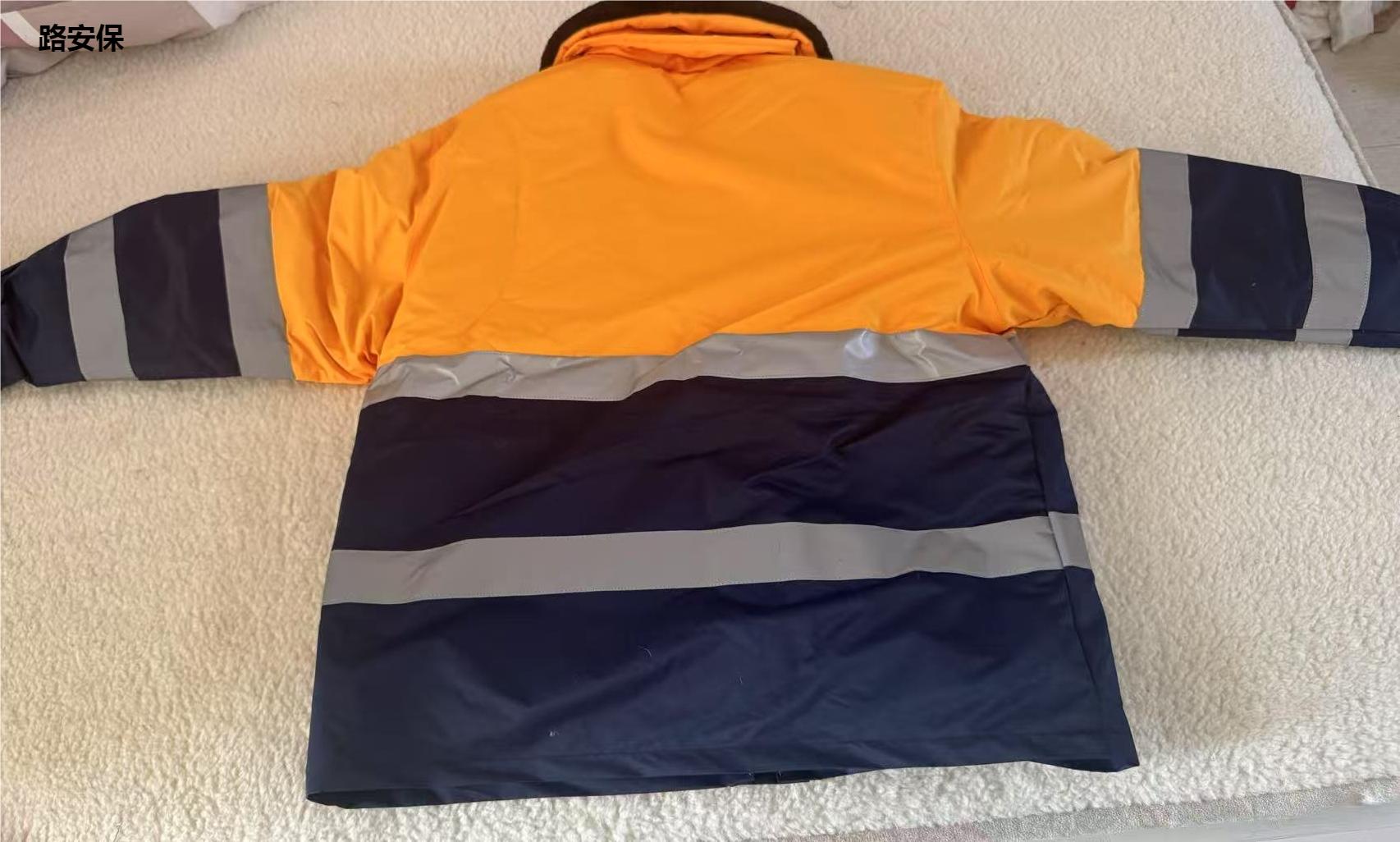 路安保皮衣皮裤 高可视性防寒服套装可定制套高清大图