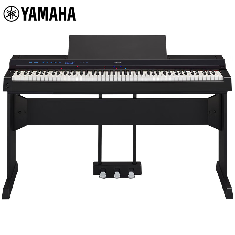 雅马哈（YAMAHA）电钢琴PS500B智能专业家用舞台电子钢琴黑色主机 PS500B主机木架三踏板