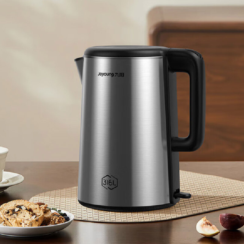 九阳(Joyoung)K17-F10食品级不锈钢 无缝内胆开水煲 电水壶烧水壶1.7L