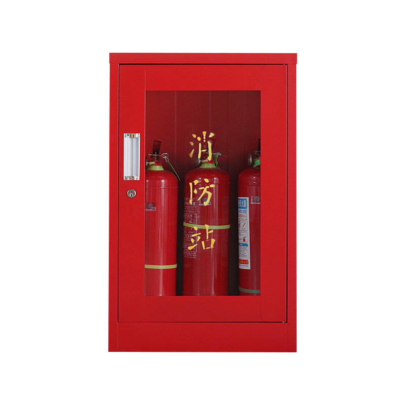 洛港 消防柜 微型消防站专用 消防器材柜 应急灭火器 消防箱