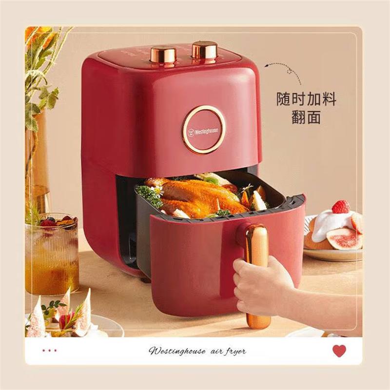 西屋(Westinghouse)不用翻面家用3L黄金容量空气炸锅智能精准控温多功能低油轻脂煎炸锅 WAF-A386高清大图