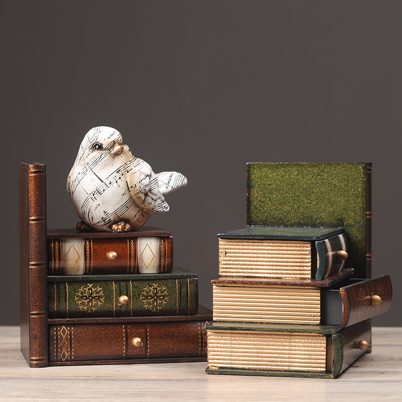 仿真假书书挡装饰品套装书房间卧室办公室个性摆设书籍道具摆件