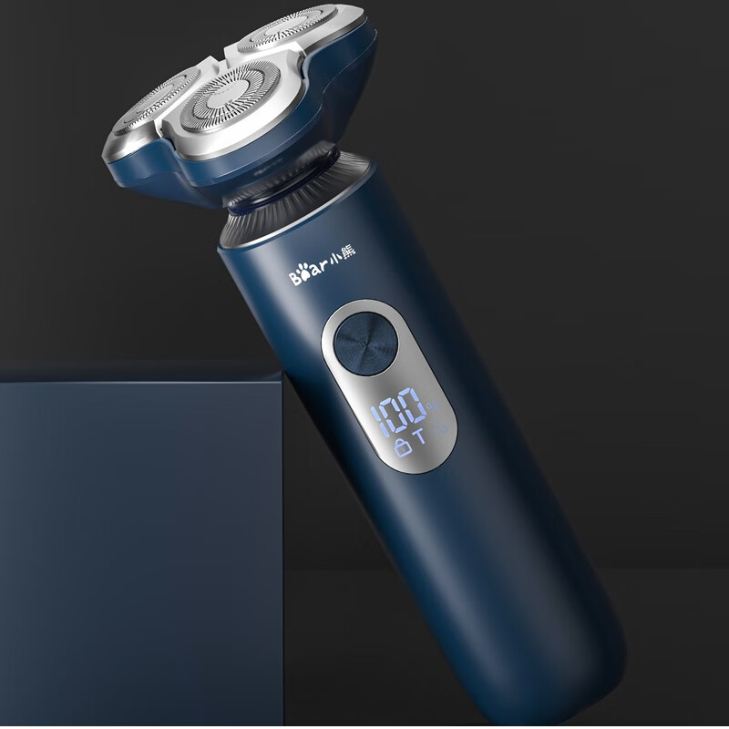 小熊(Bear)电动剃须刀男士刮胡刀 全身水洗智能充电式胡须刀生日礼物送父亲男友礼品礼物 TXD-G03R7-P02