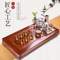 金杞(JINQI) 整套茶具全自动上水电热水壶耐热消毒烧水煮茶自动续水刺猬紫檀茶盘202B款套装