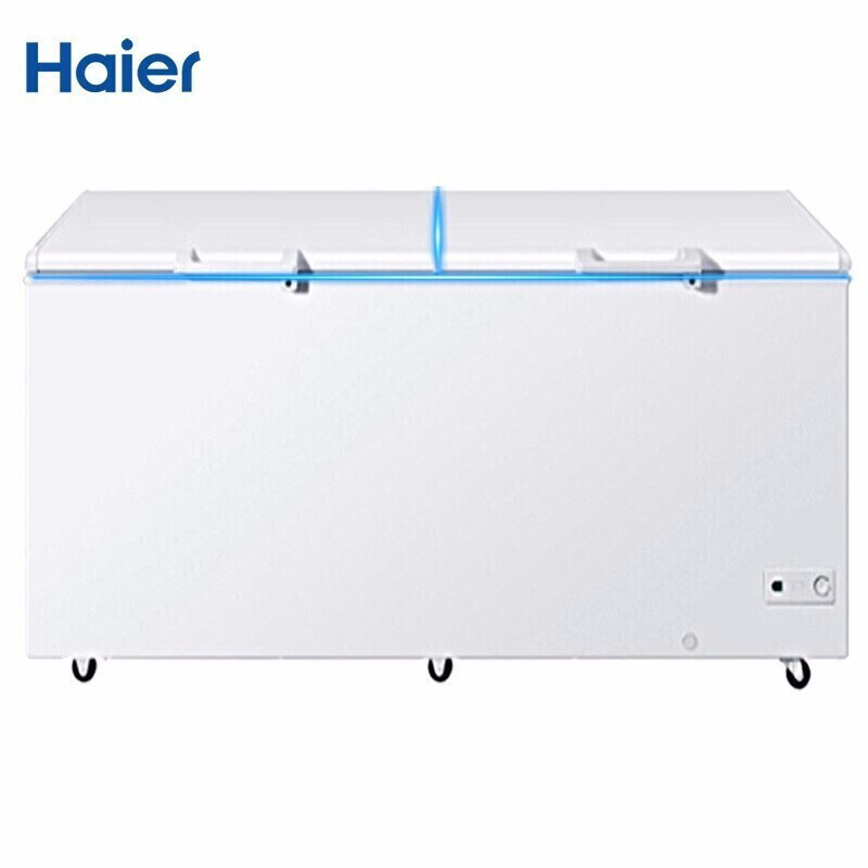 海尔(Haier)冰柜商用大容量卧式冷藏冷冻转换冷柜 顶开双门冰柜 BC/BD-519HCM