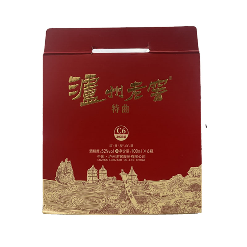 泸州老窖 老字号特曲小酒版 52度100ml*6瓶 自饮小酌高清大图