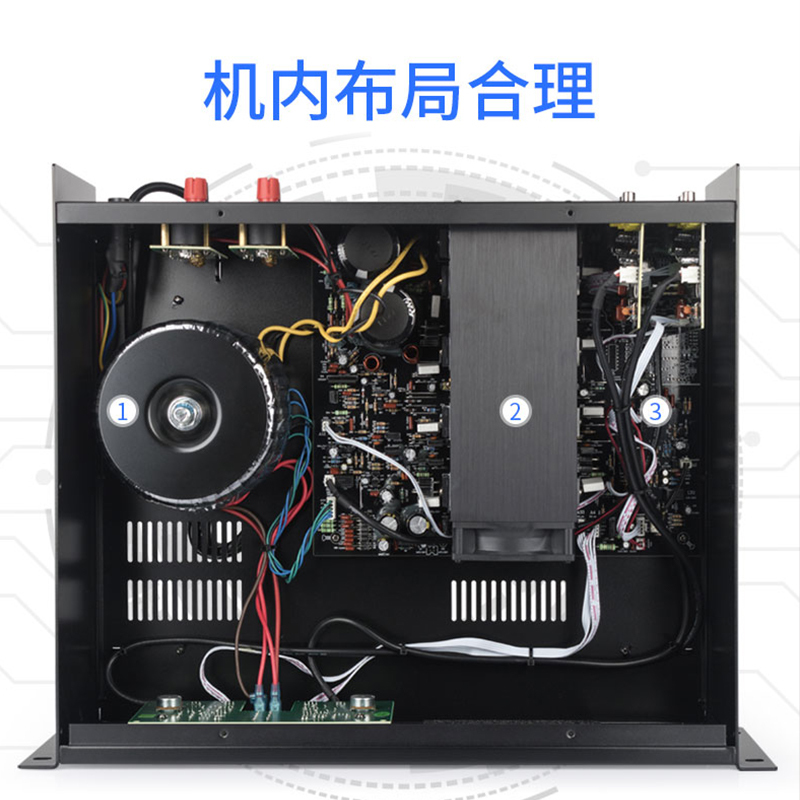 Winner/天逸 PA-200A 专业功放 两通纯后级大功率数字舞台会议KTV功放机