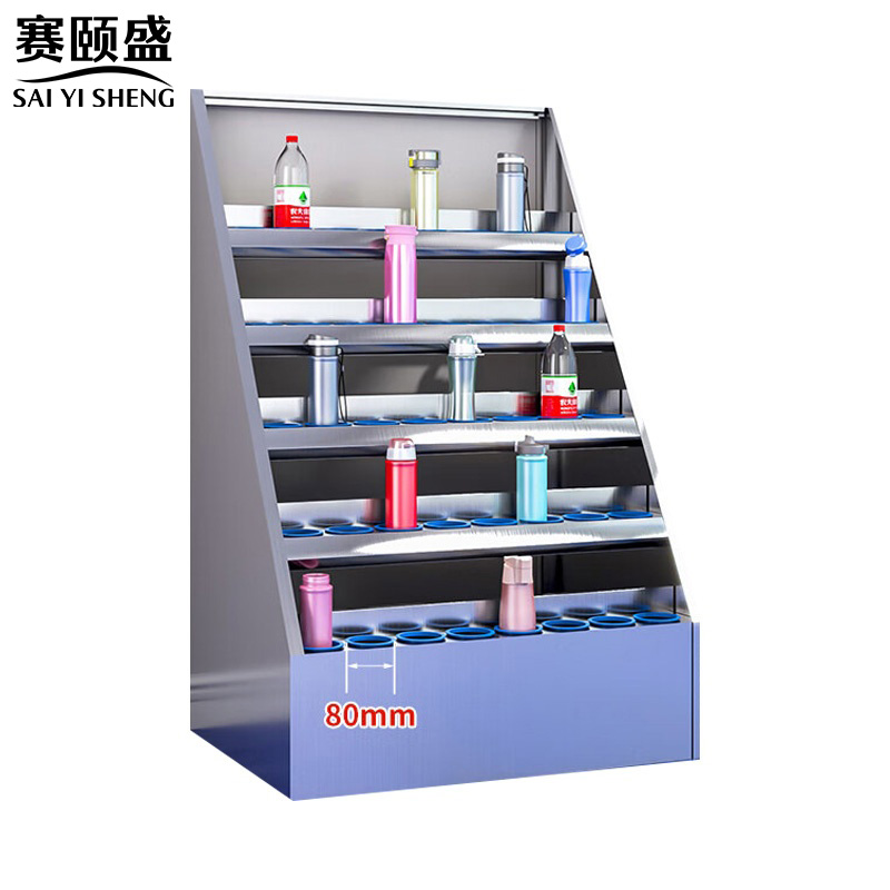 赛颐盛不锈钢水杯架40位1250*850*590mm(304)台高清大图