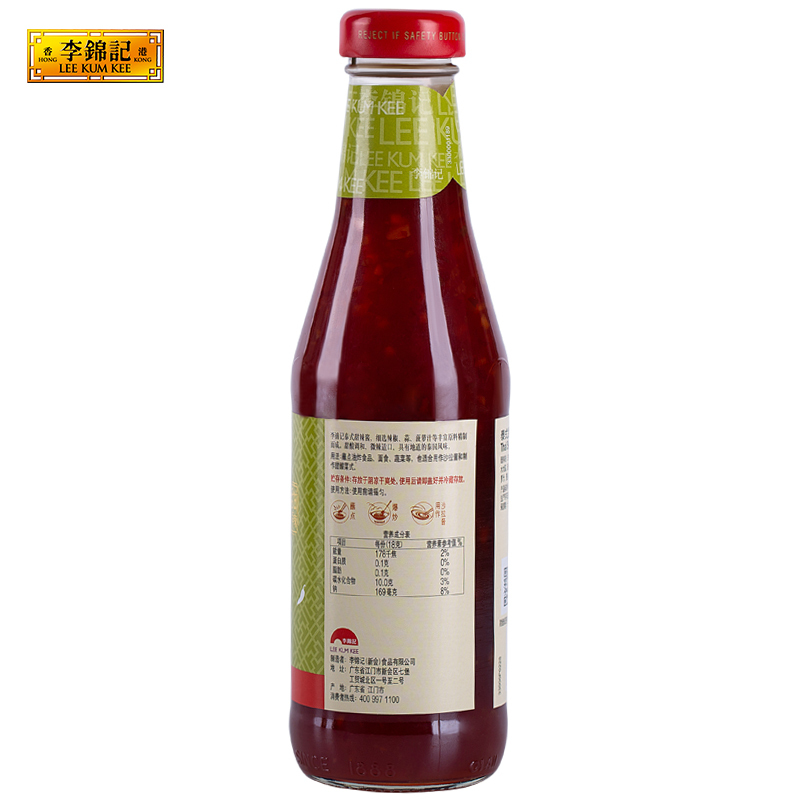 李锦记 LEEKUMKEE泰式甜辣酱 低脂肪 可口清爽 地道泰式风味蘸料 380g*2