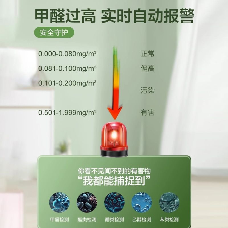 绿之源(GREEN SOURCE) 轻携版3.0空气质量检测仪Z-7101高清大图