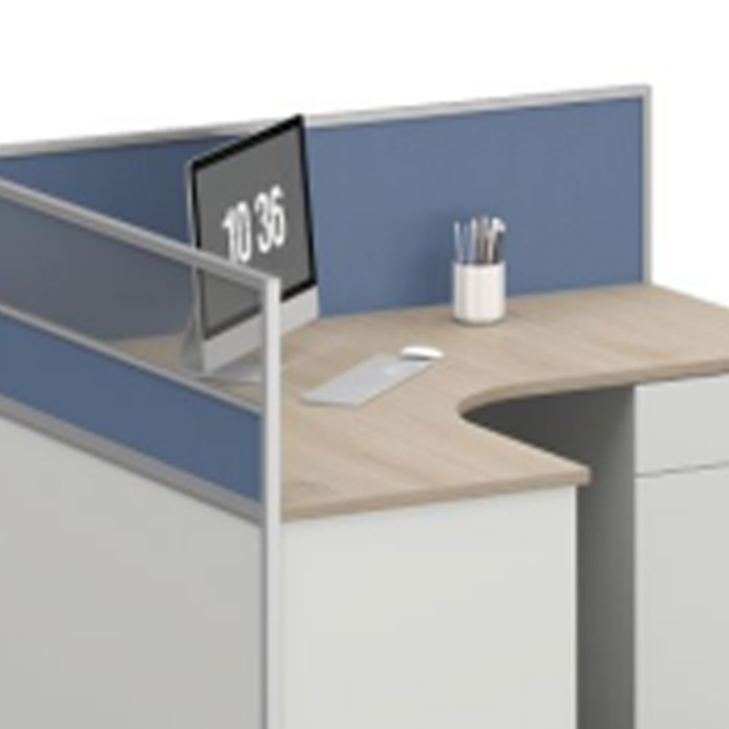 臻远ZYGW-088职员桌办公桌屏风工作卡位 T型双人位高清大图