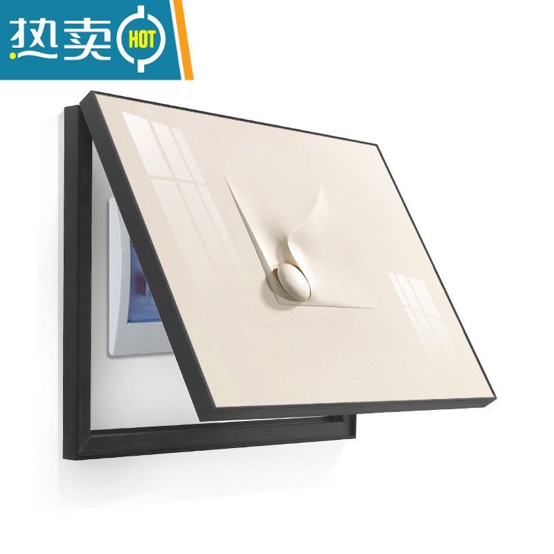敬平北欧现代电表箱装饰画免打孔极简创意艺术壁画遮挡配电箱样板房画装饰画图片