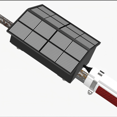 豫荣（YR）YR2506太阳能斜拉线警示灯(缠绕式）