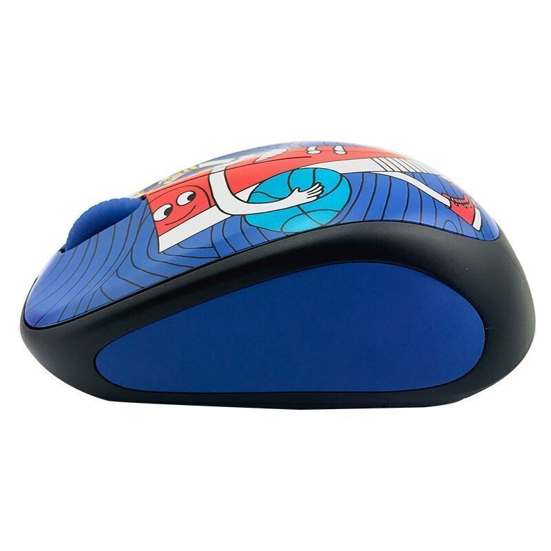 罗技(Logitech)M238脑洞系列无线鼠标USB接口光电家用商务办公台式机笔记本通用 板鞋头
