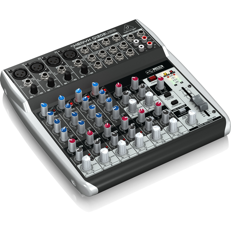 BEHRINGER/百灵达 Q1202USB 专业舞台演出家用12路模拟调音台